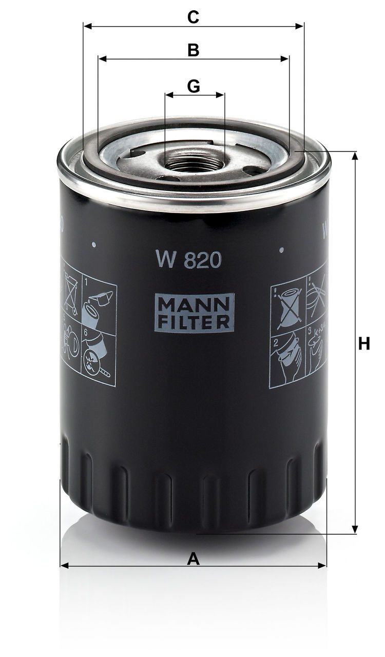 Product Image W820_MANN-FILTER