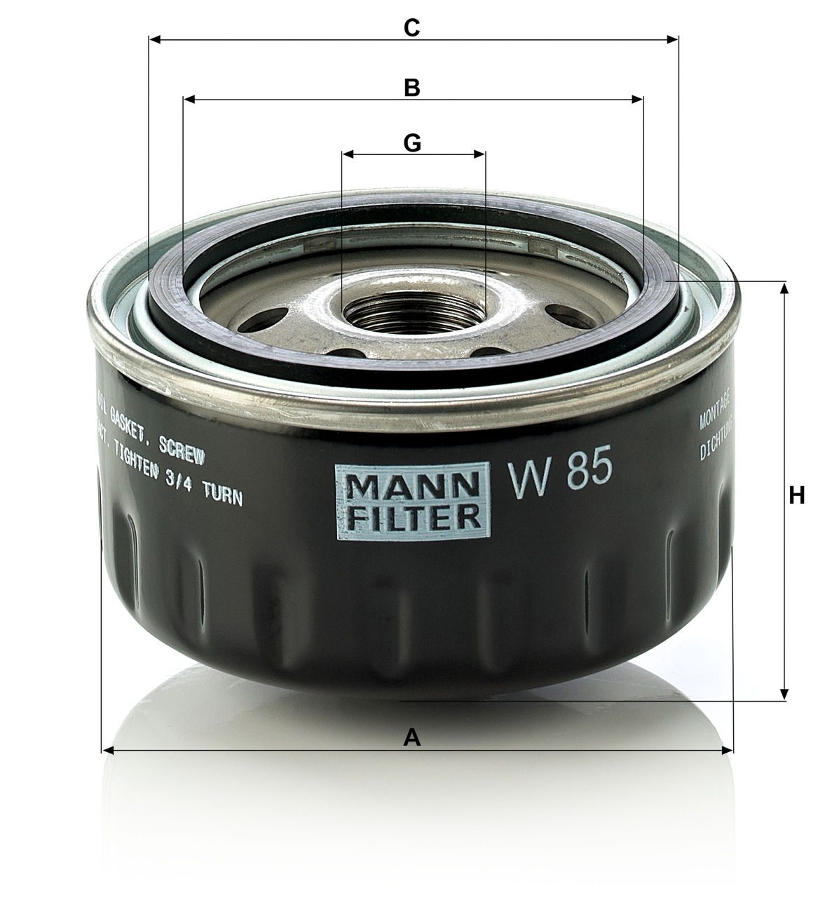 Product Image W85_MANN-FILTER