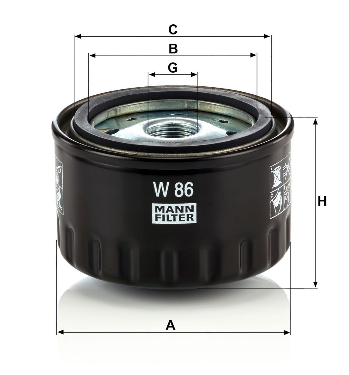 Product Image W86_MANN-FILTER