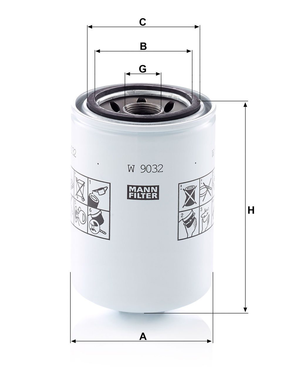 Product Image W9032_MANN-FILTER
