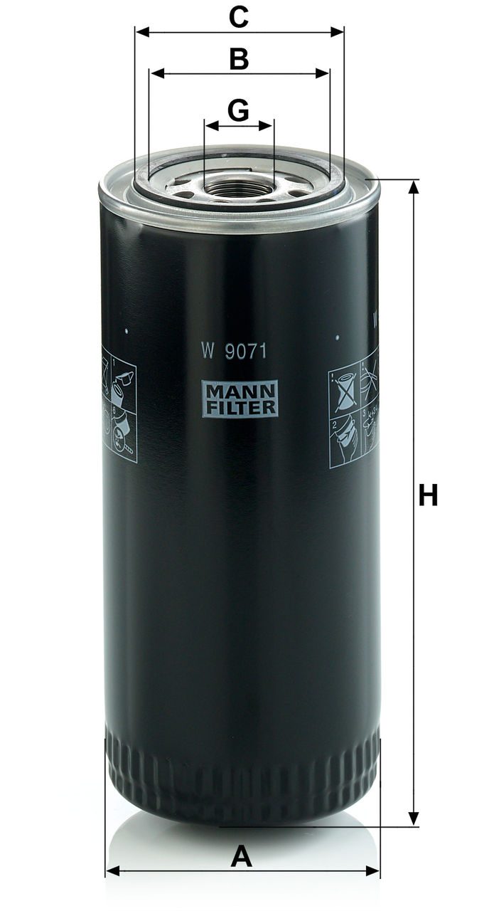 Product Image W9071_MANN-FILTER