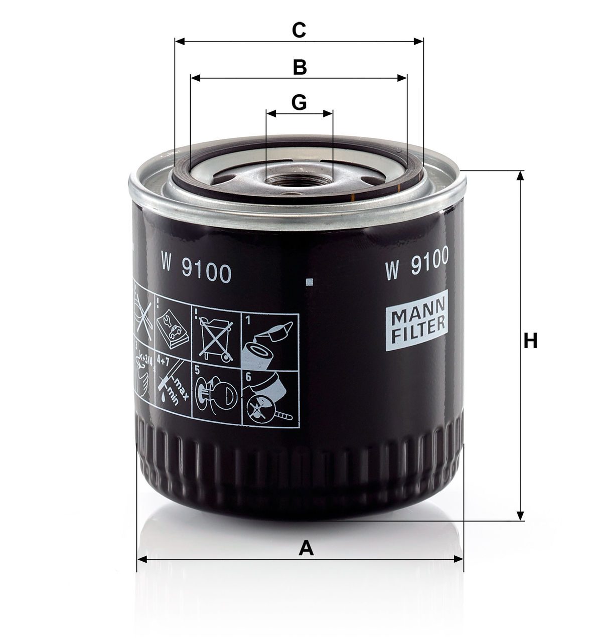 Product Image W9100_MANN-FILTER