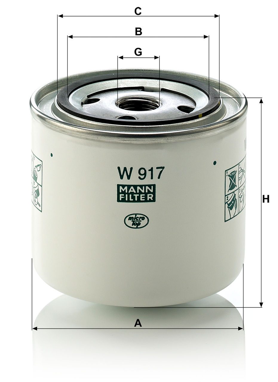 Product Image W917_MANN-FILTER