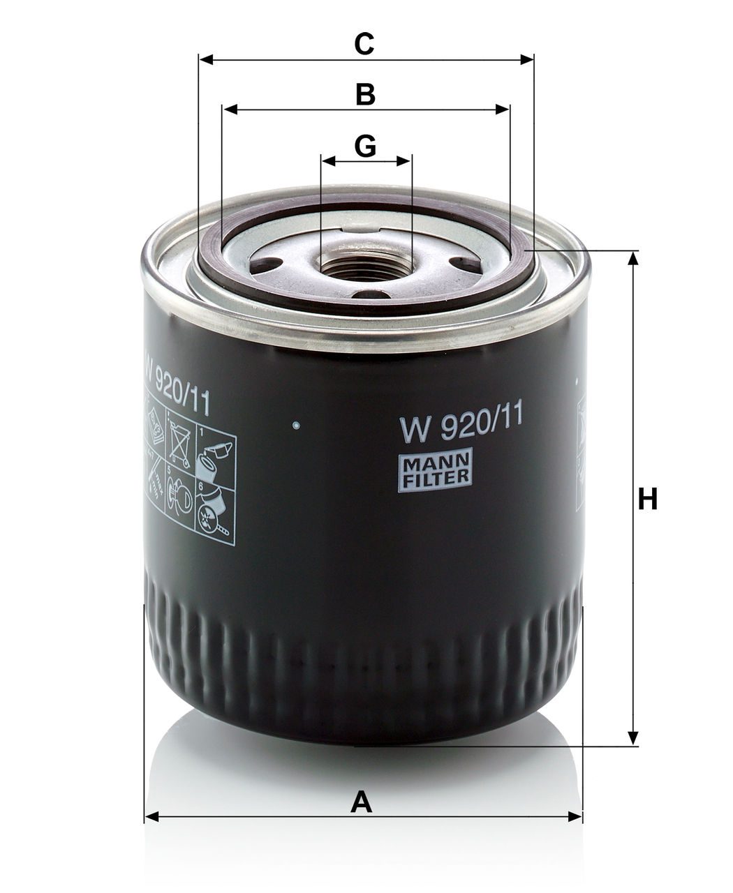 Product Image W920/11_MANN-FILTER