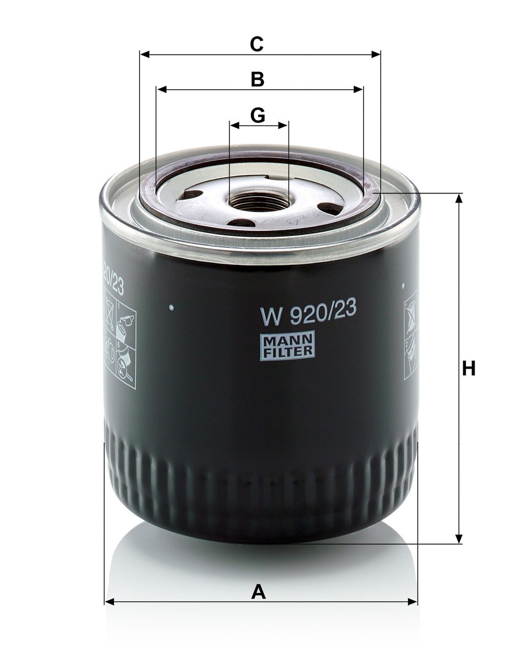 Product Image W920/23_MANN-FILTER
