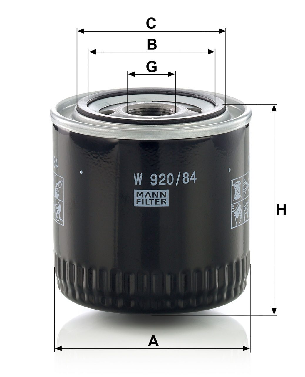 Product Image W920/84_MANN-FILTER