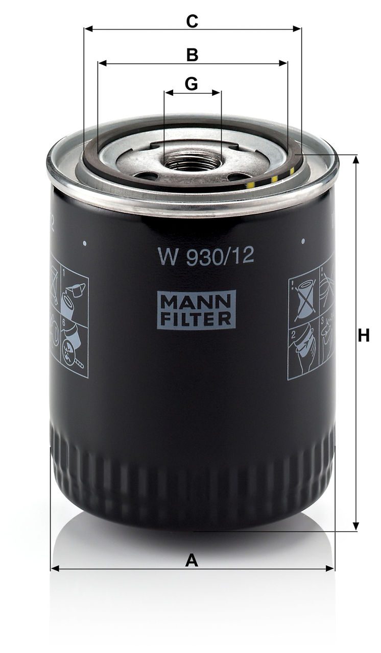 Product Image W930/12_MANN-FILTER