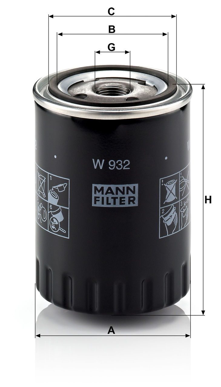 Product Image W932_MANN-FILTER