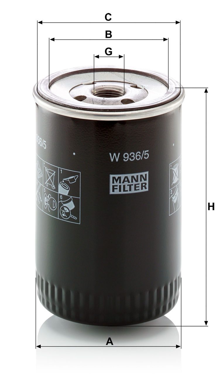 Product Image W936/5_MANN-FILTER
