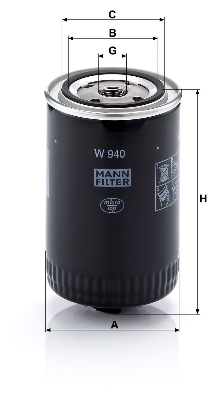 Product Image W940(10)_MANN-FILTER