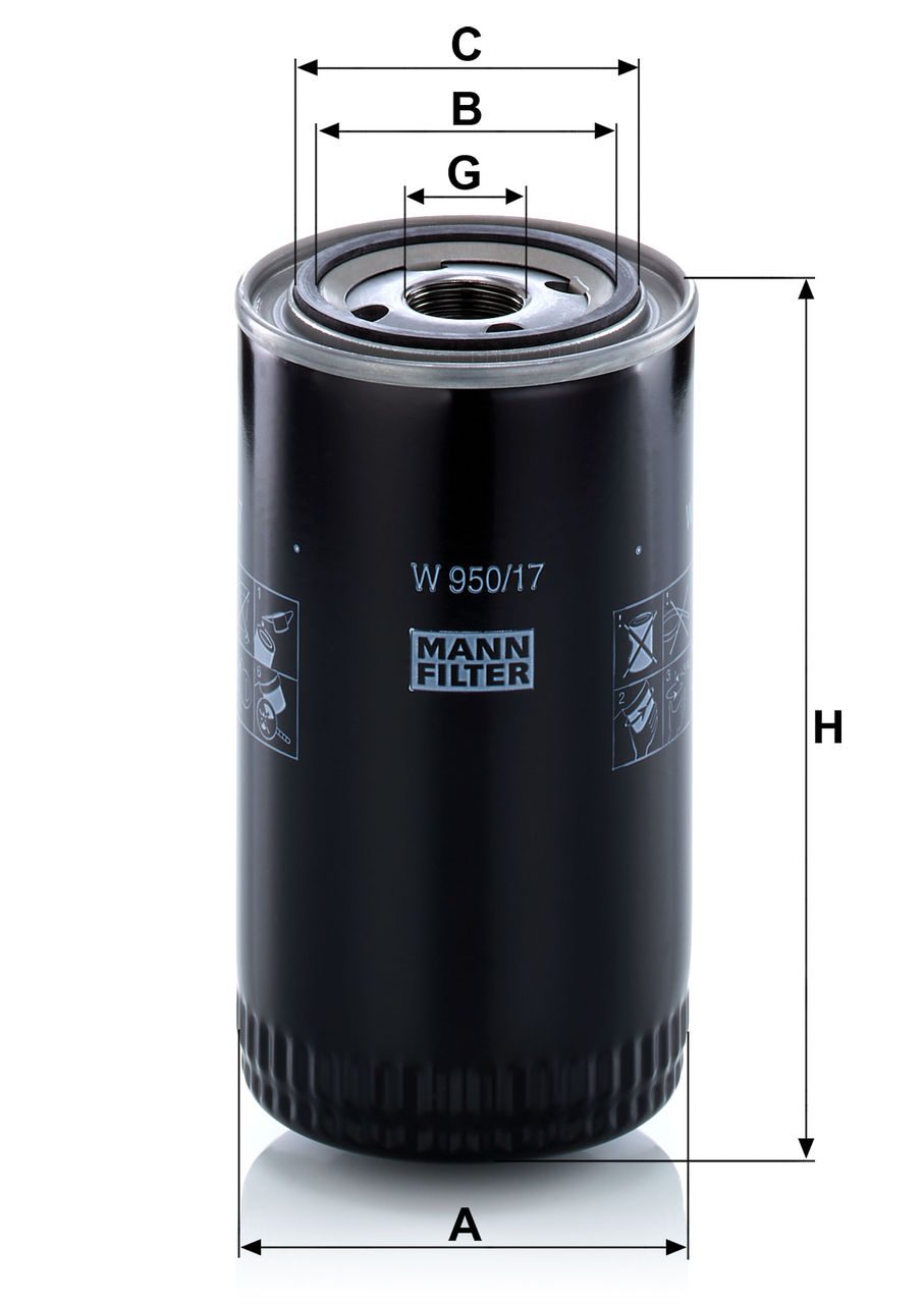 Product Image W950/17_MANN-FILTER