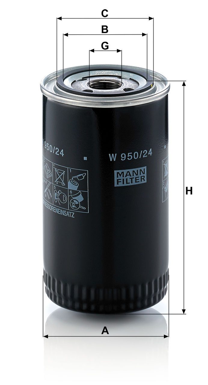 Product Image W950/24_MANN-FILTER