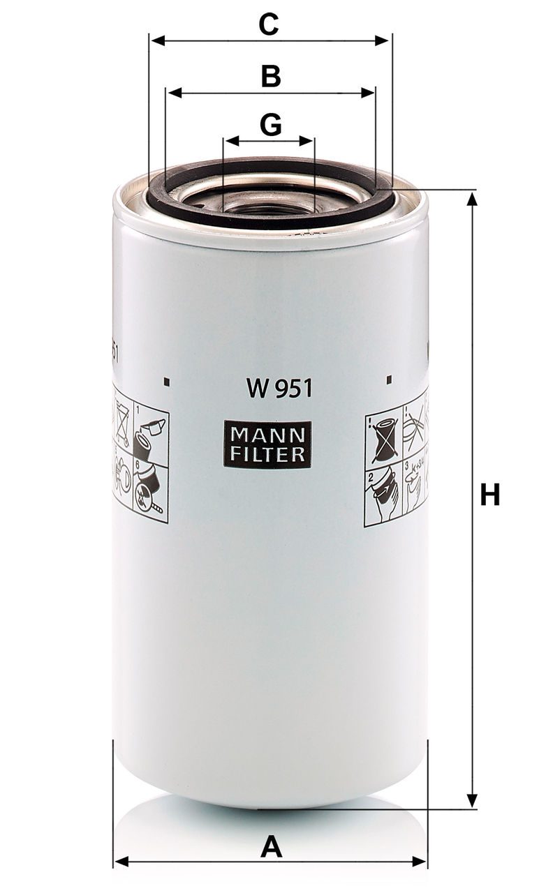 Product Image W951_MANN-FILTER