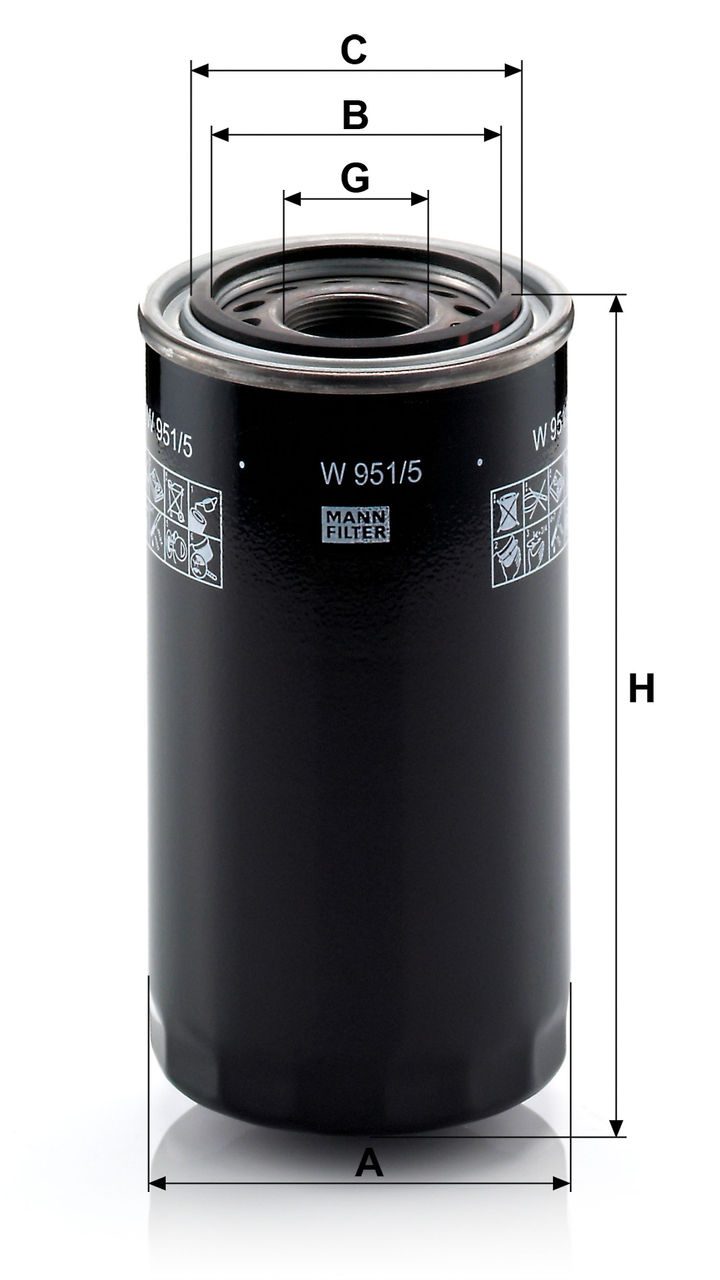 Product Image W951/5_MANN-FILTER