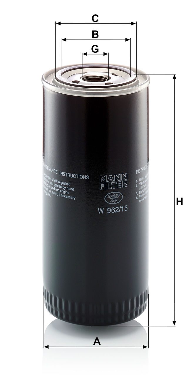Product Image W962/15_MANN-FILTER