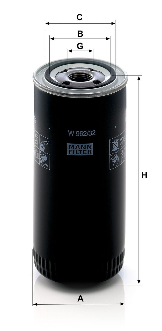 Product Image W962/32_MANN-FILTER