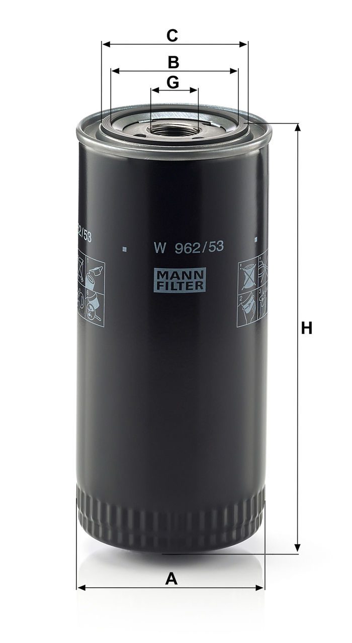 Product Image W962/53_MANN-FILTER