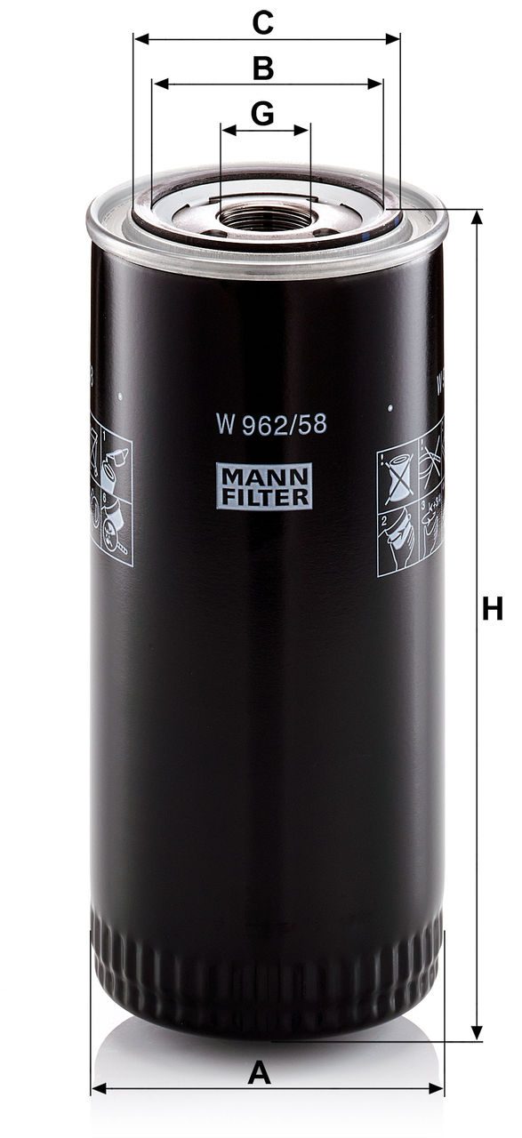 Product Image W962/58_MANN-FILTER