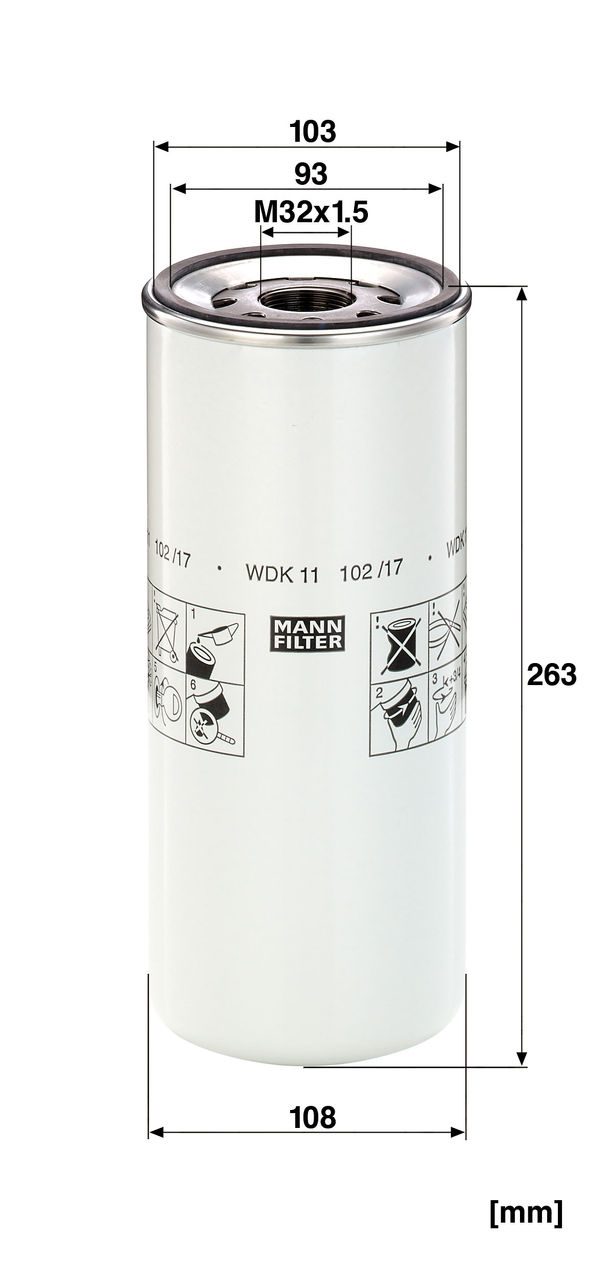 Product Image WDK11102/17_MANN-FILTER