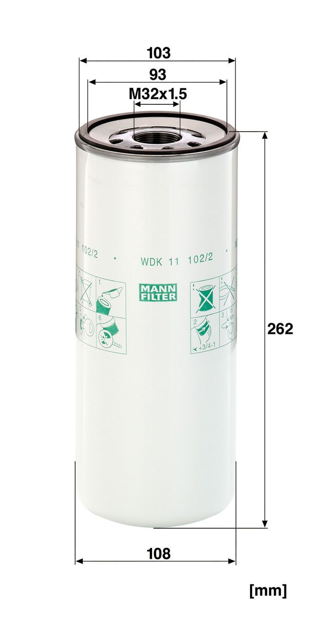 Product Image WDK11102/2_MANN-FILTER