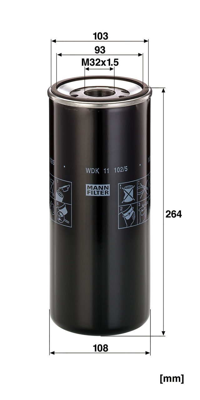 Product Image WDK11102/5_MANN-FILTER