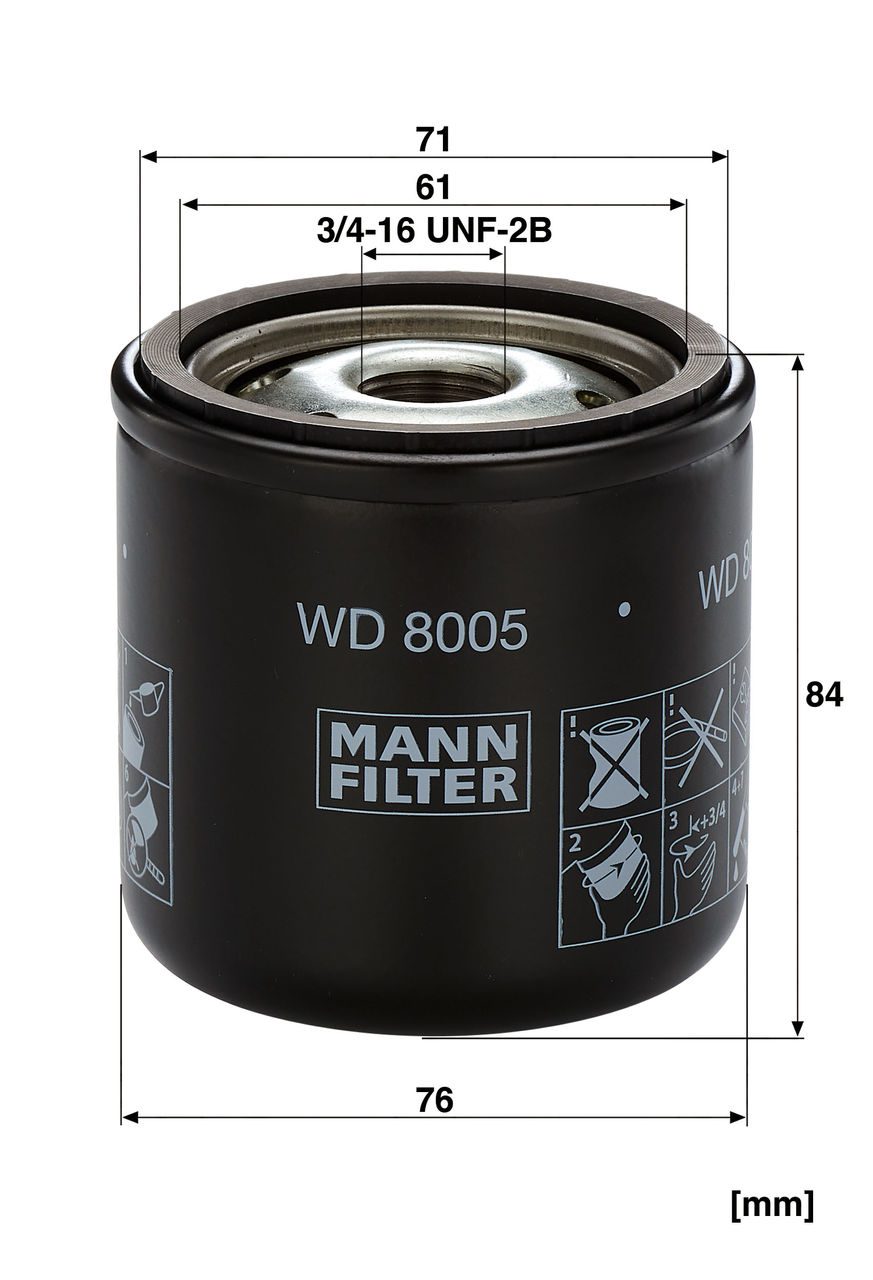 Product Image WD8005_MANN-FILTER