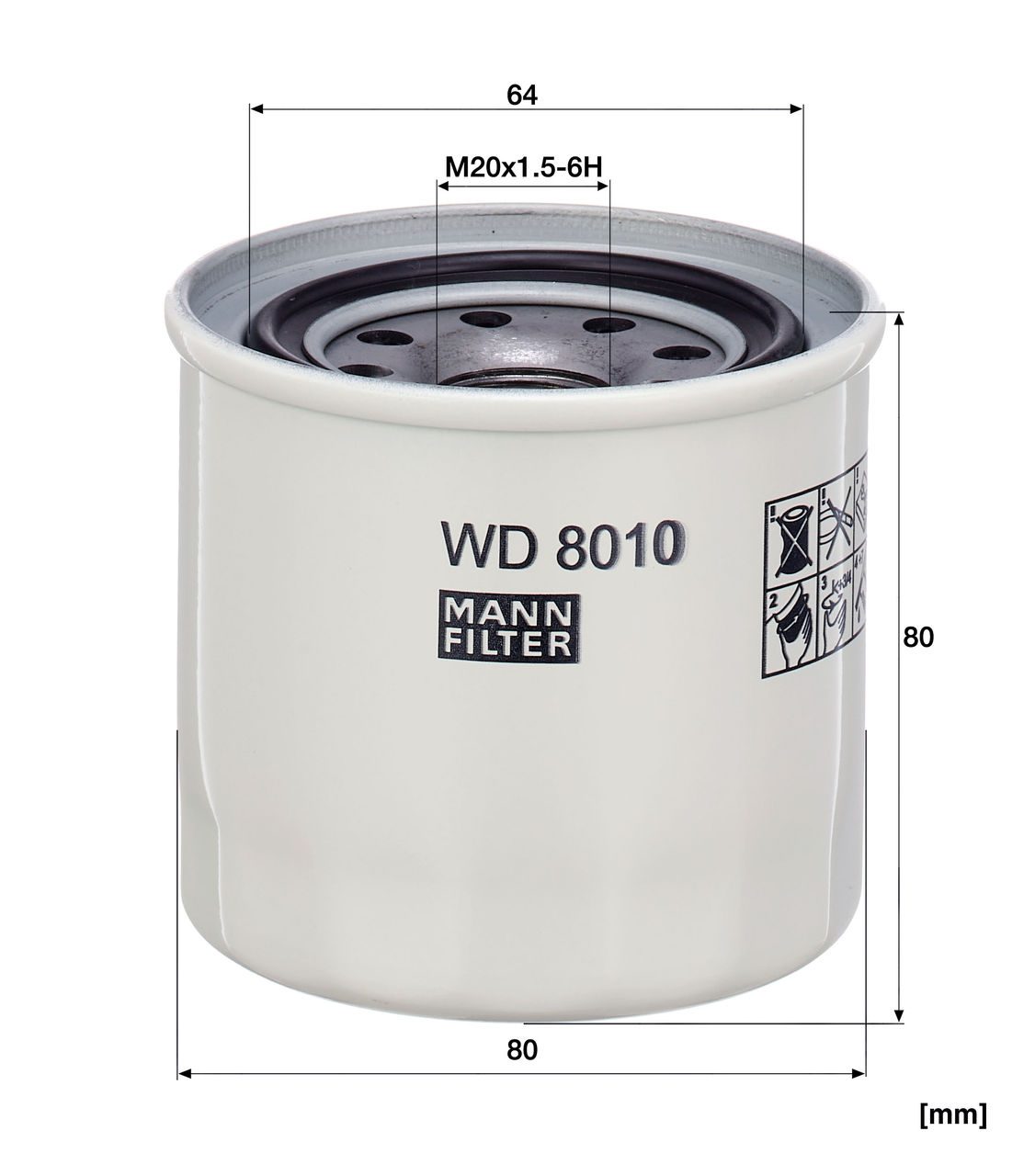 Product Image WD8010_MANN-FILTER