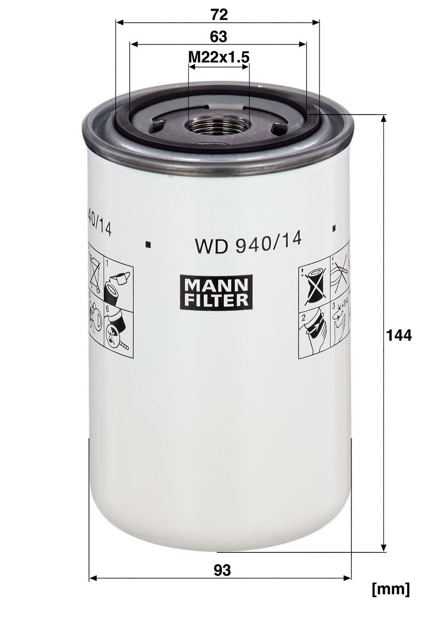 Product Image WD940/14_MANN-FILTER