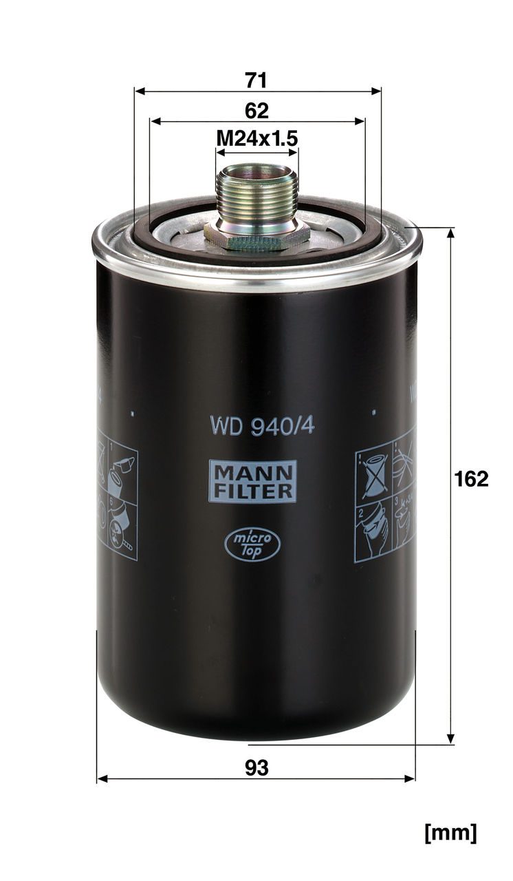 Product Image WD940/4_MANN-FILTER