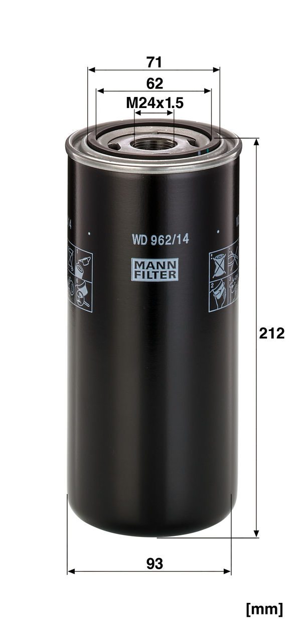 Product Image WD962/14_MANN-FILTER