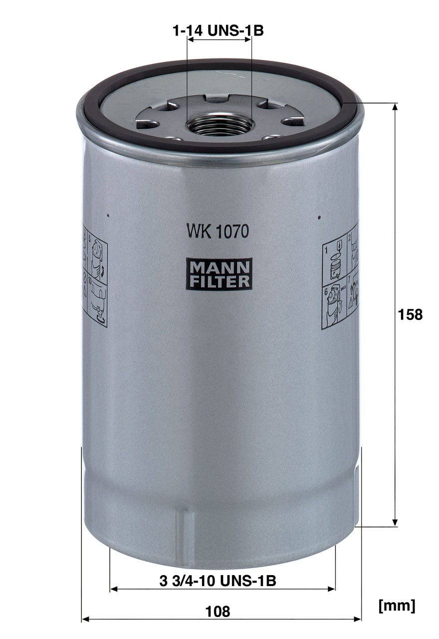 Product Image WK1070X_MANN-FILTER