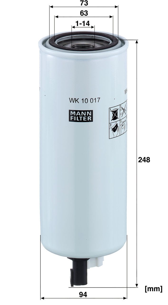Product Image WK10017X_MANN-FILTER