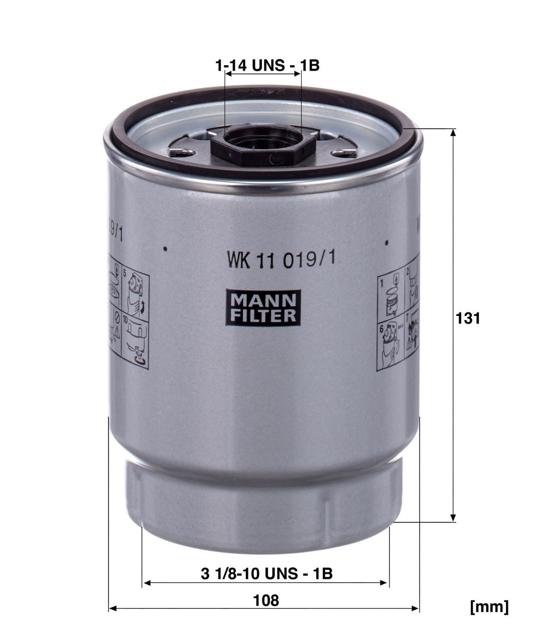 Product Image WK11019/1Z_MANN-FILTER
