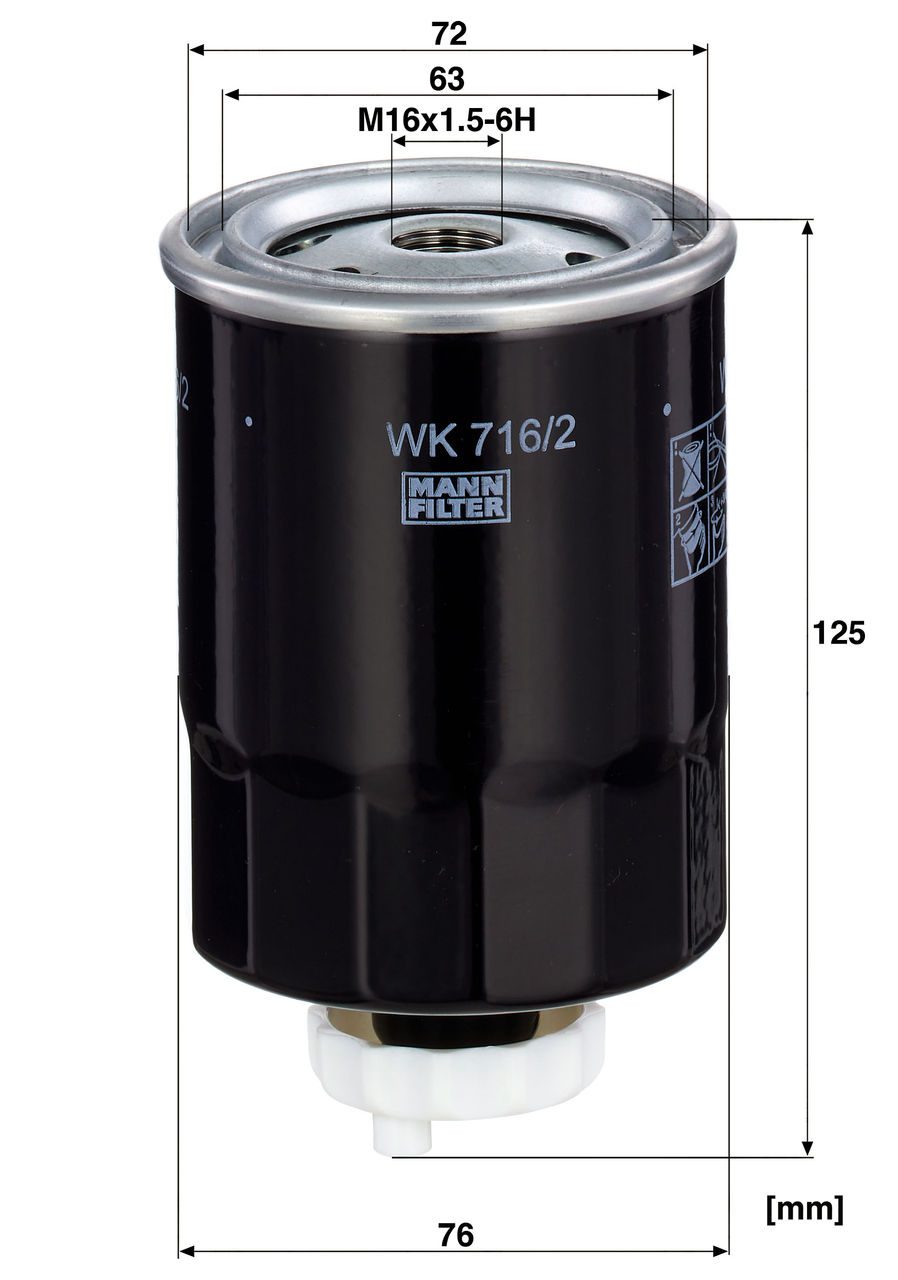 Product Image WK716/2X_MANN-FILTER