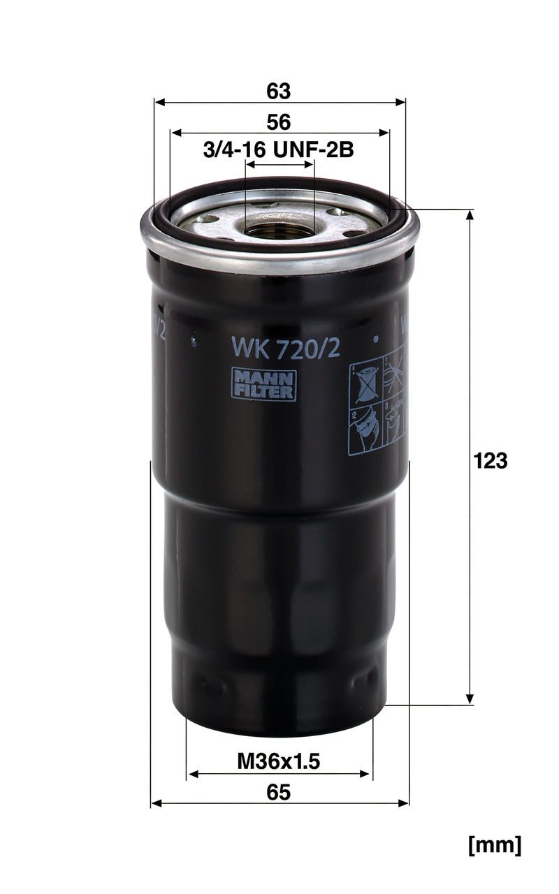 Product Image WK720/2X_MANN-FILTER