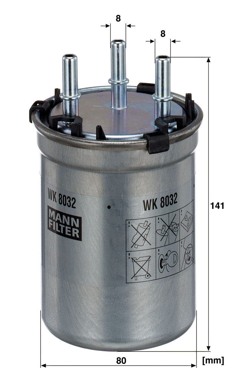 Product Image WK8032_MANN-FILTER
