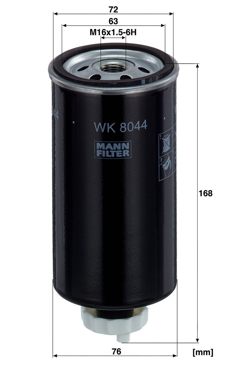Product Image WK8044X_MANN-FILTER