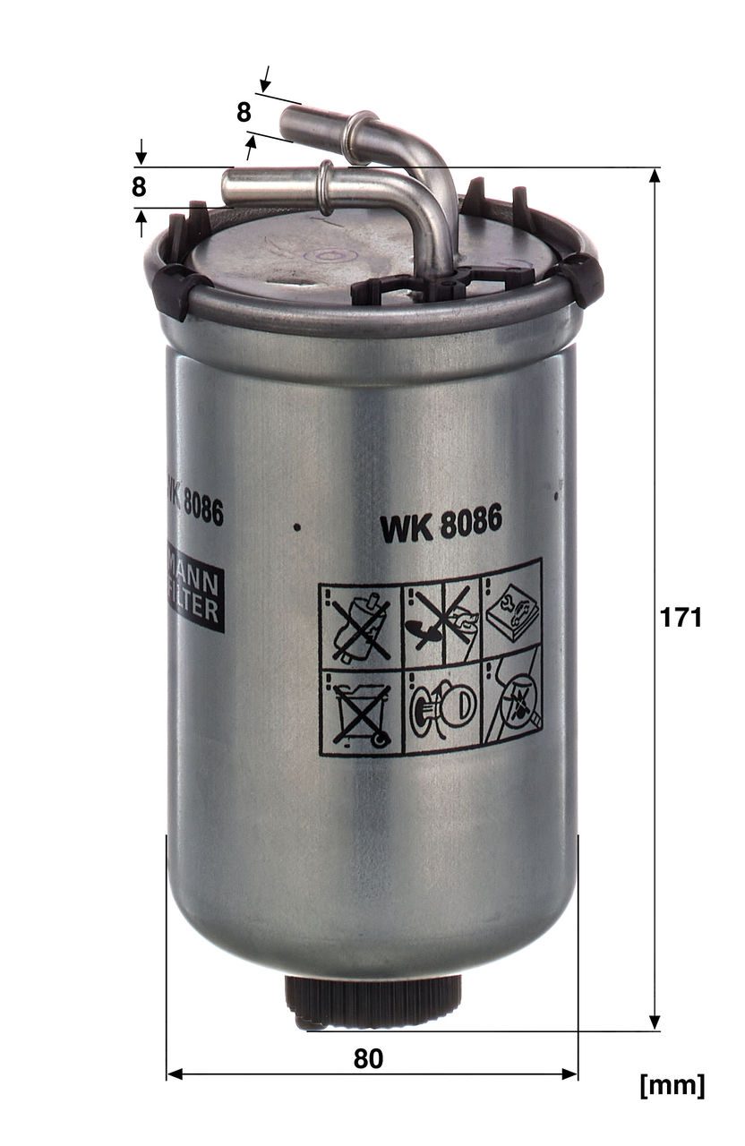 Product Image WK8086_MANN-FILTER