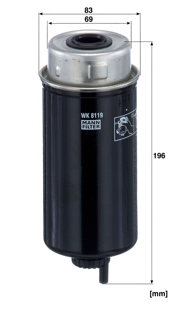 Product Image WK8119_MANN-FILTER