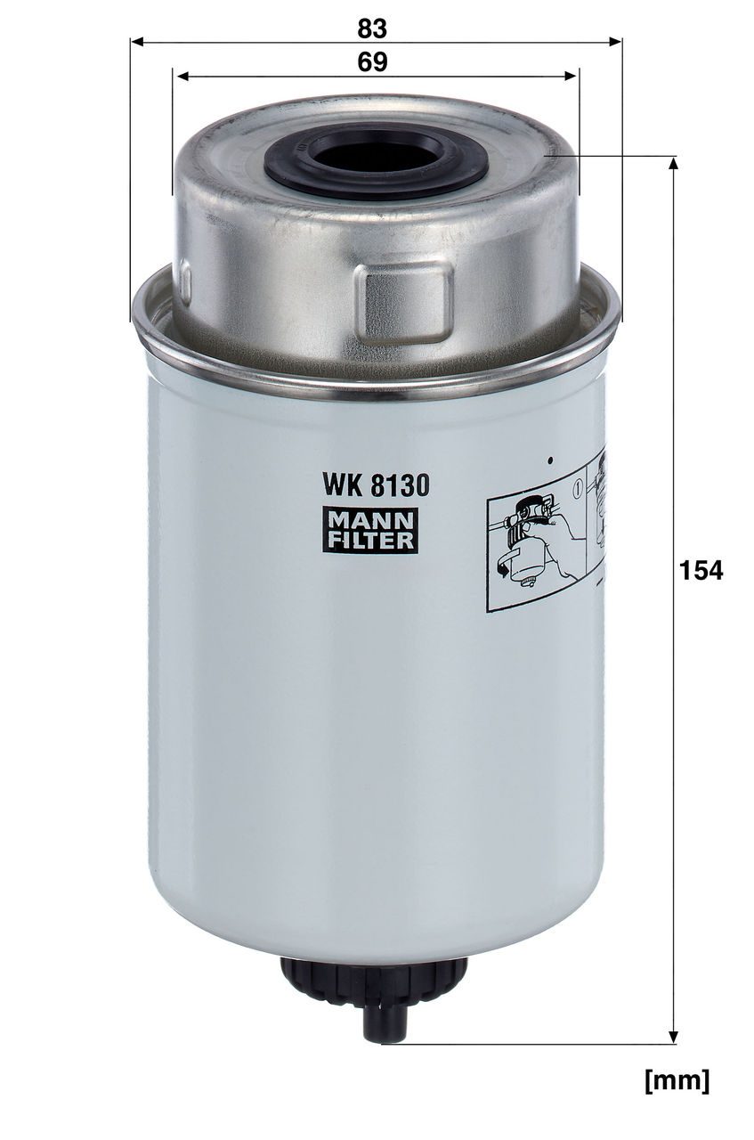 Product Image WK8130_MANN-FILTER