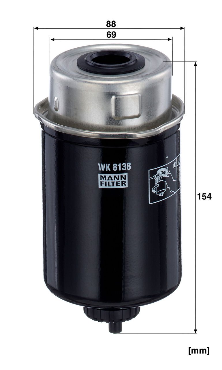 Product Image WK8138_MANN-FILTER