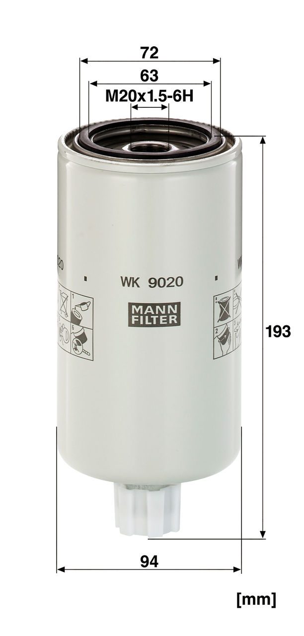 Product Image WK9020X_MANN-FILTER