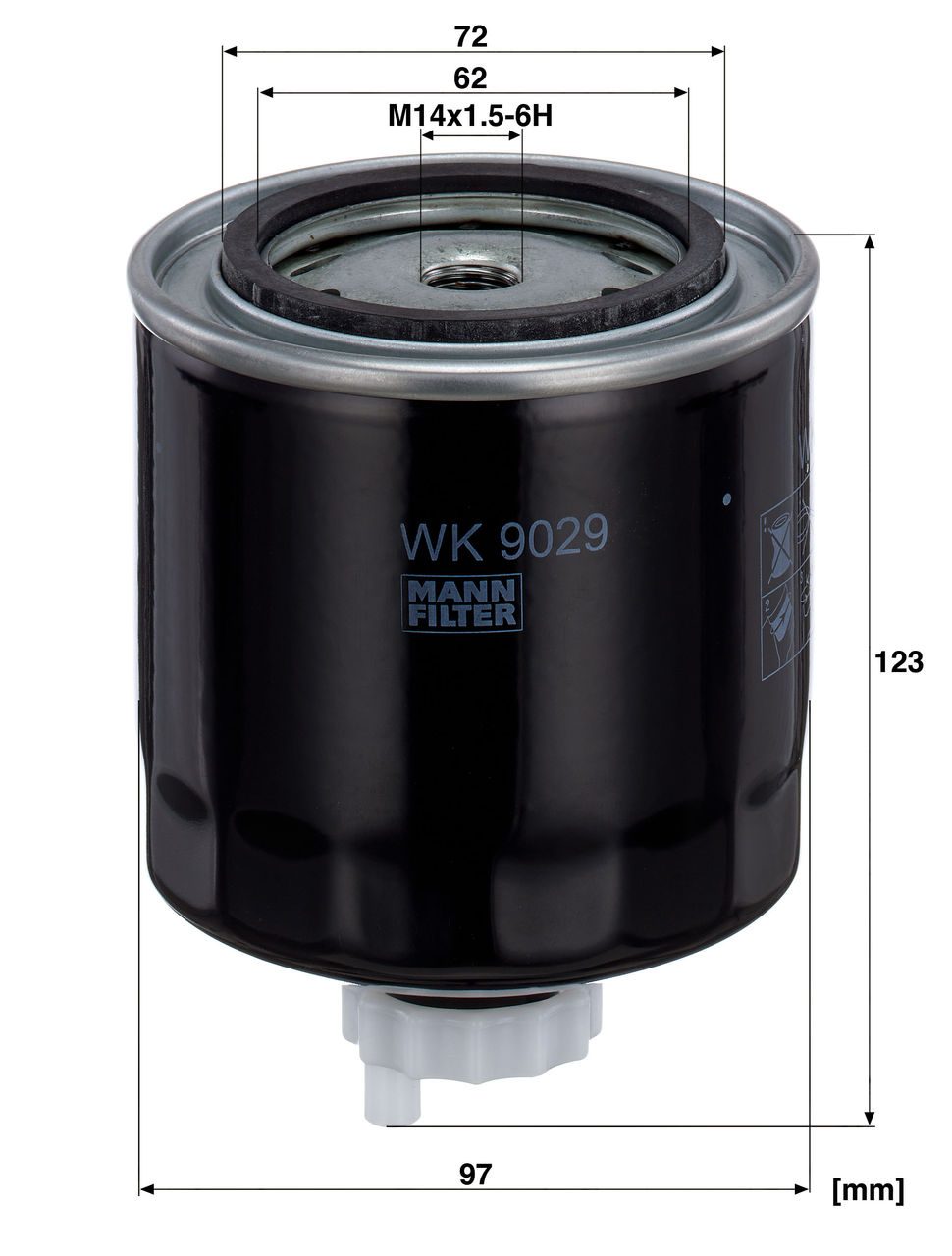 Product Image WK9029_MANN-FILTER
