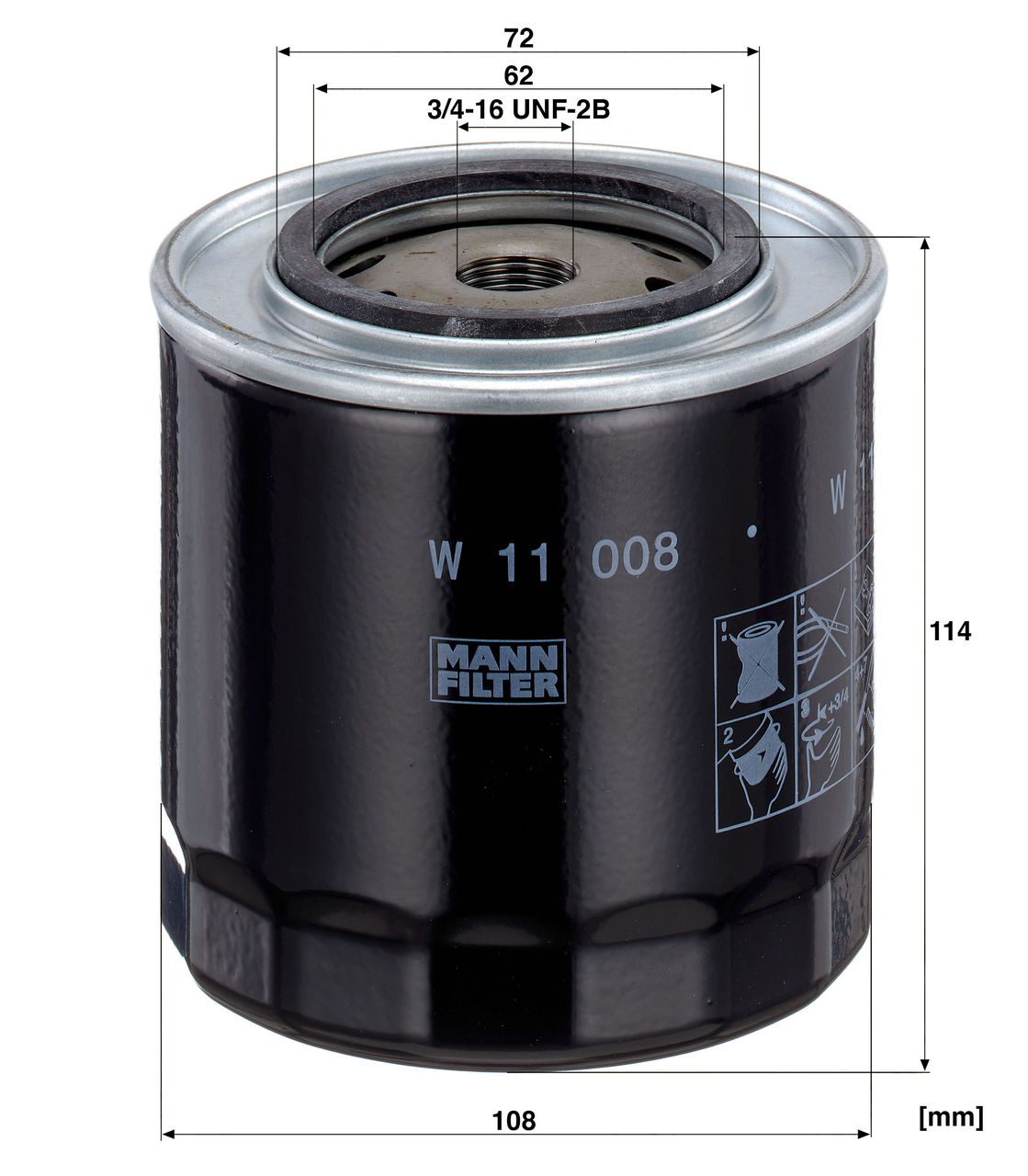 Product Image W11008_MANN-FILTER