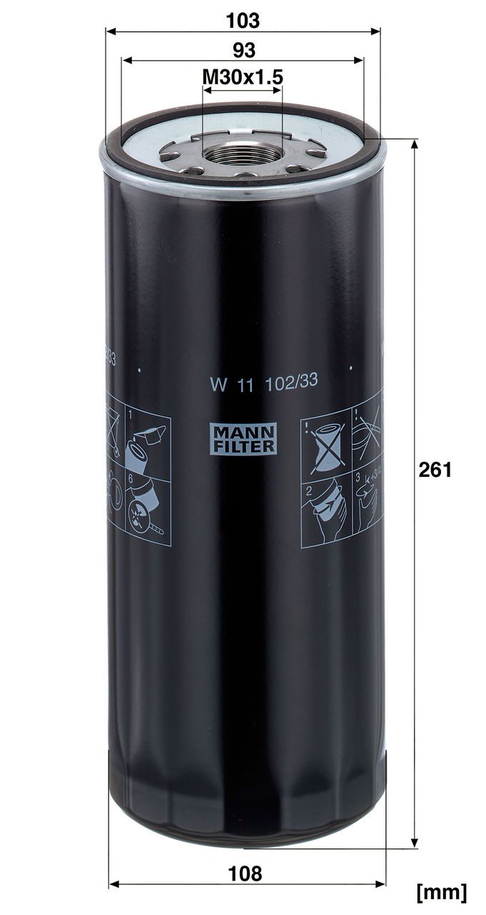 Product Image W11102/33_MANN-FILTER