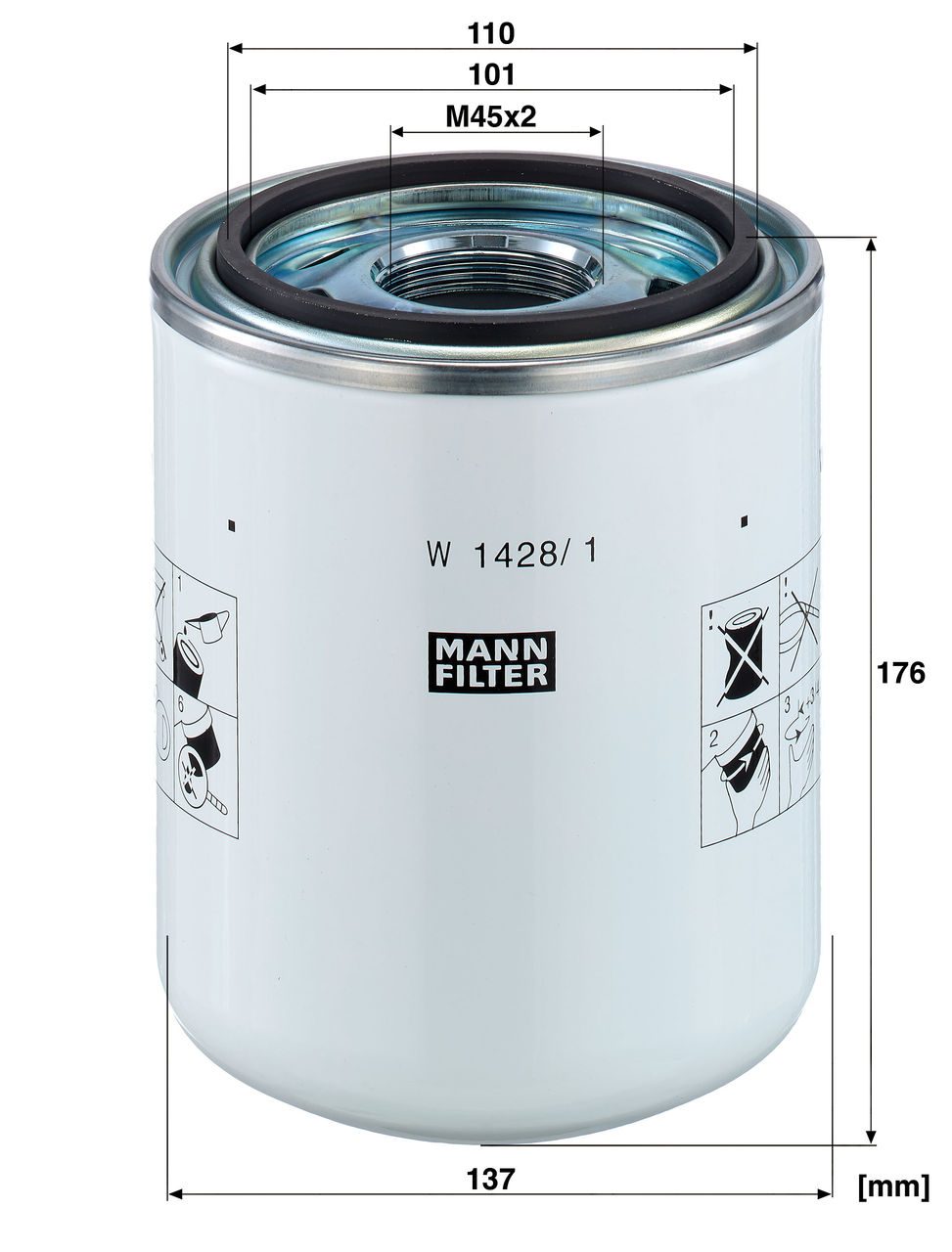 Product Image W1428/1_MANN-FILTER