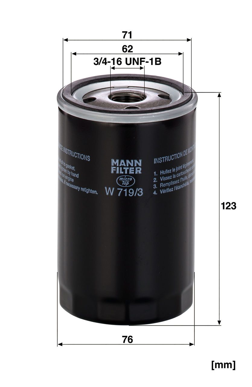 Product Image W719/3_MANN-FILTER