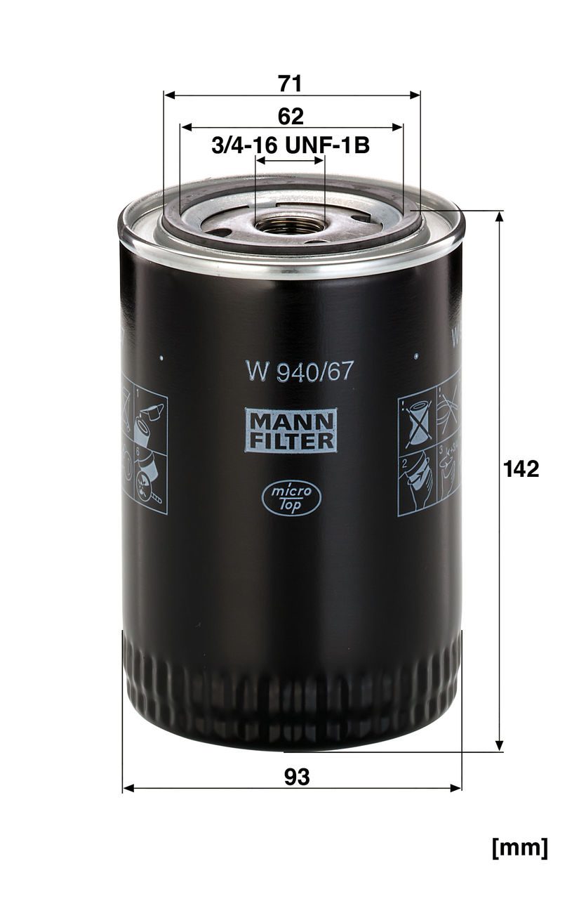 Product Image W940/67_MANN-FILTER