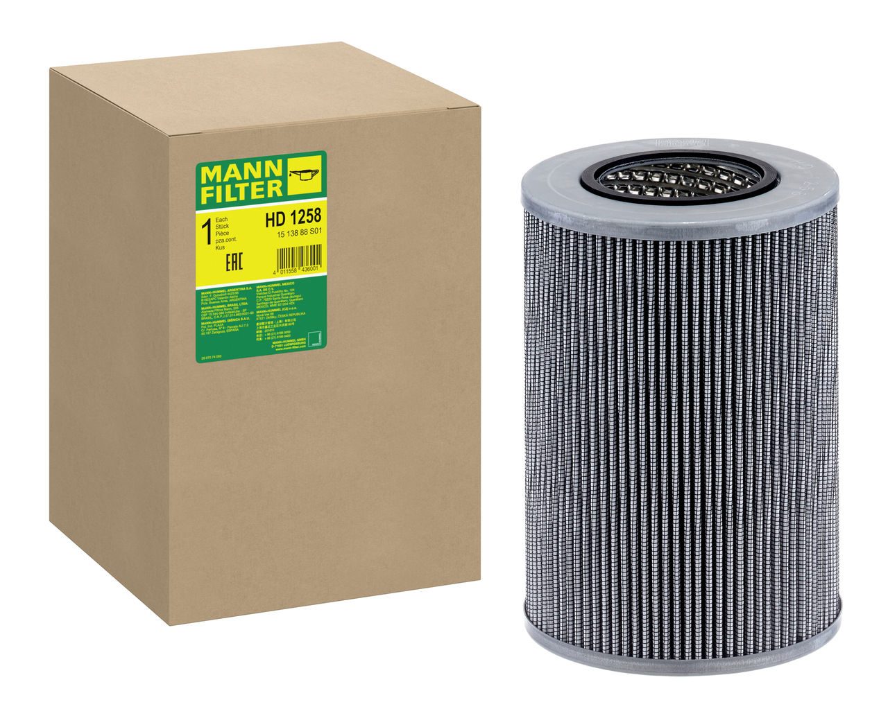 Product Image HD1258_MANN-FILTER