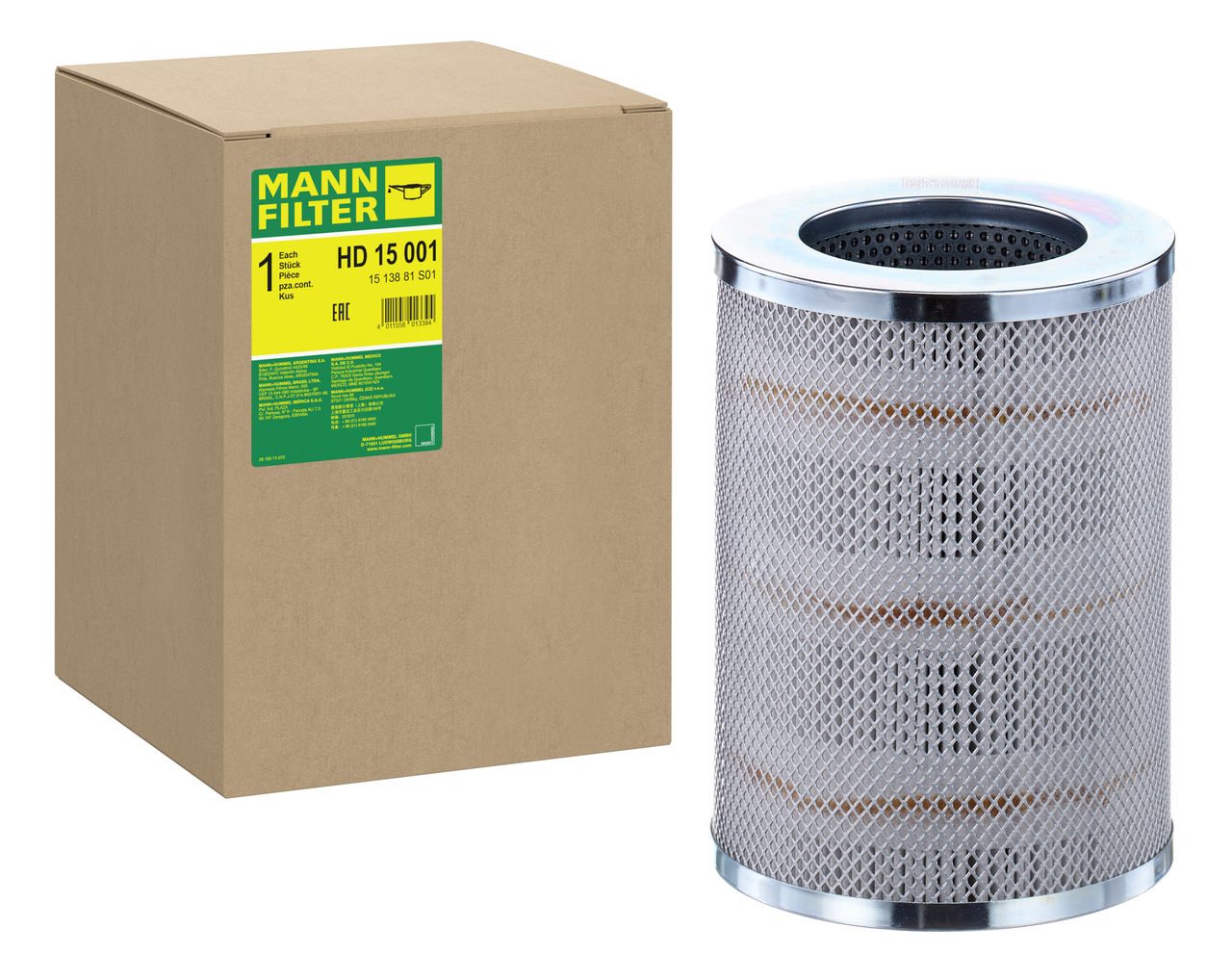Product Image HD15001_MANN-FILTER